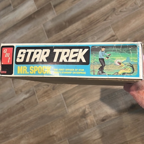 Star Trek Mr Spock 1968 Plastic Model Kit #S956. BOX ONLY Made in the USA by AMT - Picture 7 of 13